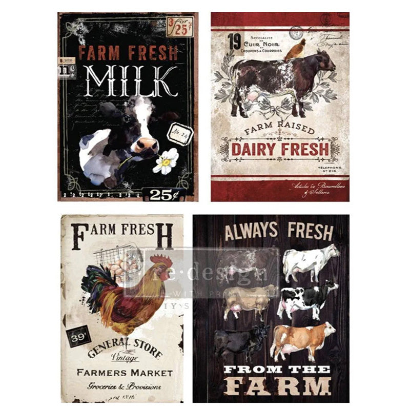 Redesign Decor Transfers "ALWAYS FRESH" 31x38 cm