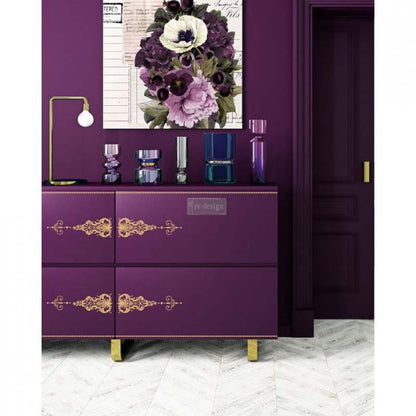 Redesign Decor Transfers "GILDED BAROQUE SCROLLWORK" 43x58 cm