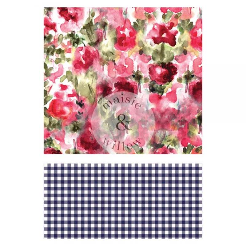 Redesign Decor Transfers “MAISIE &amp; WILLOW-ABSTRACT ROMANCE” 41x58 cm