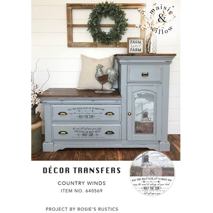 Redesign Decor Transfers “COUNTRY WINDS” 41x56 cm