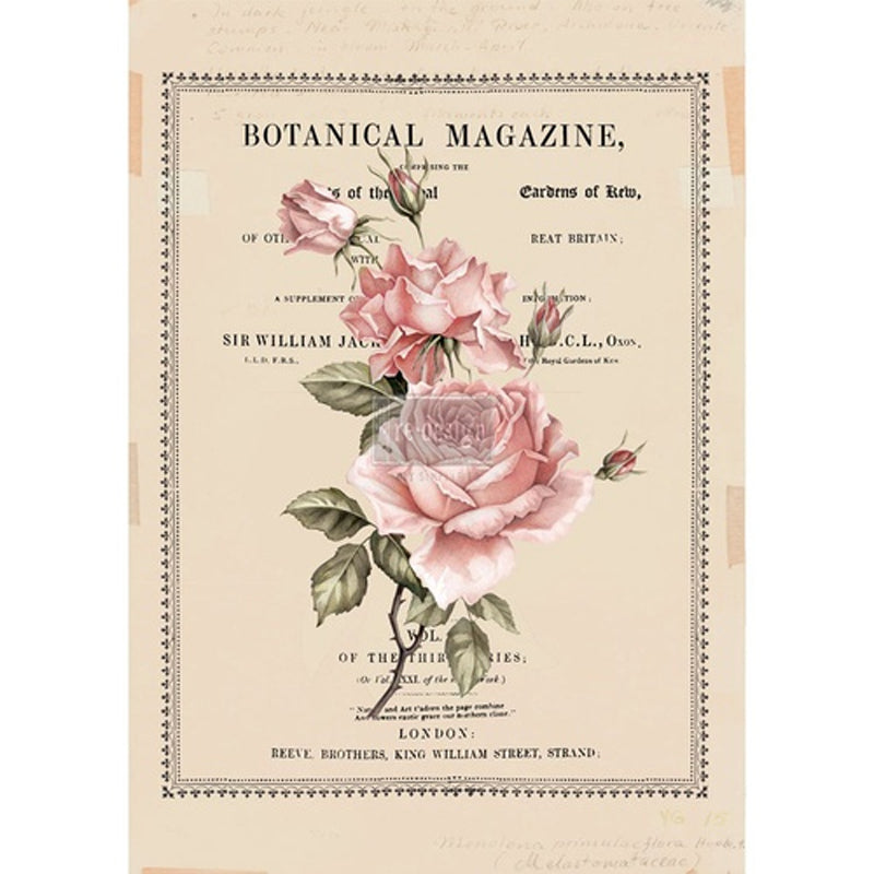 Redesign Decor Transfers "BEAUTIFUL BOTANIST" 61 x 87 cm