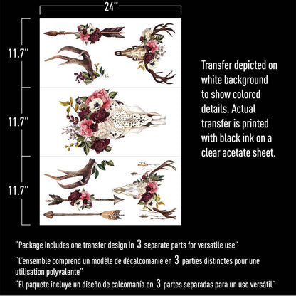 Redesign Decor Transfers “BEAUTIFULLY NATIVES” 61 x 86 cm