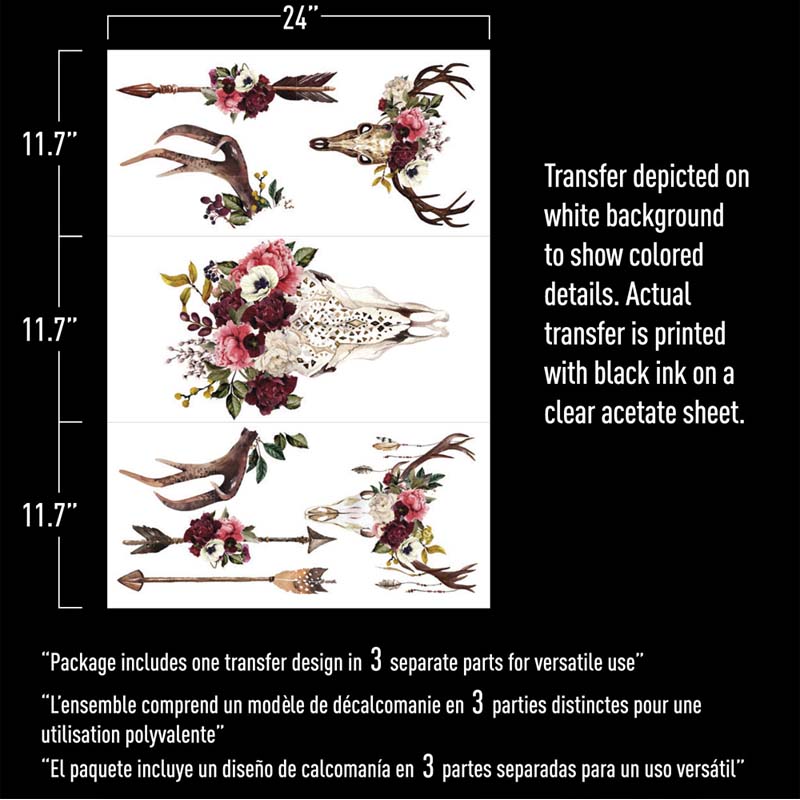 Redesign Decor Transfers “BEAUTIFULLY NATIVES” 61 x 86 cm