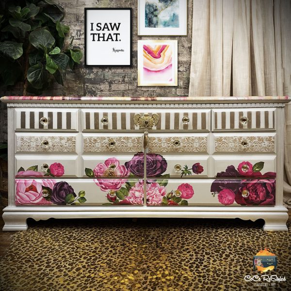 Redesign Decor Transfers "LUSH FLORAL I" 122 x 89 cm