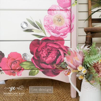 Redesign Decor Transfers "LUSH FLORAL I" 122 x 89 cm