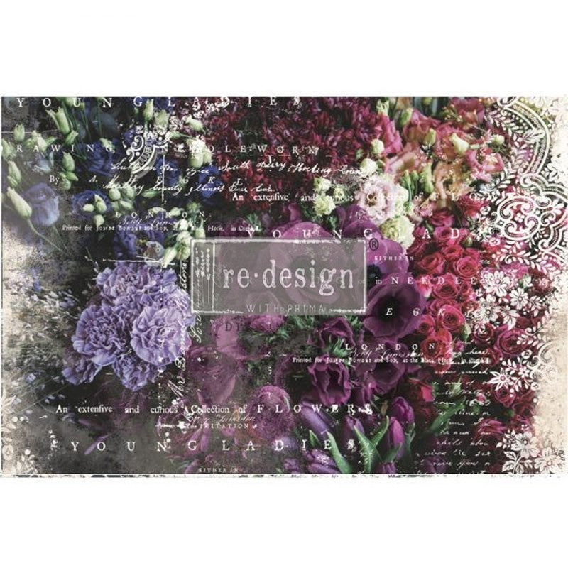 Carta da Découpage "GISELLE" in Tessuto 48x76cm