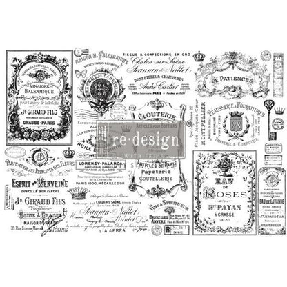 Carta da Découpage "CHLOE" in Tessuto 48x76cm