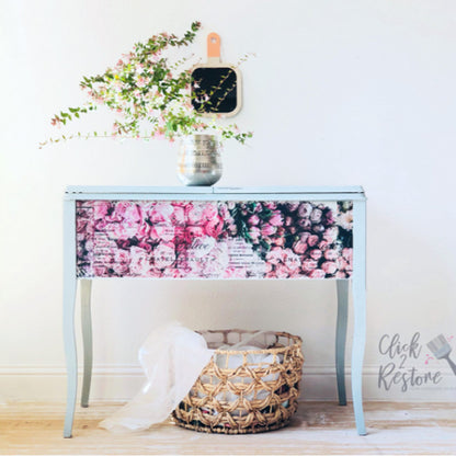 Carta da Découpage "FLOWER MARKET" in Tessuto 48x76cm