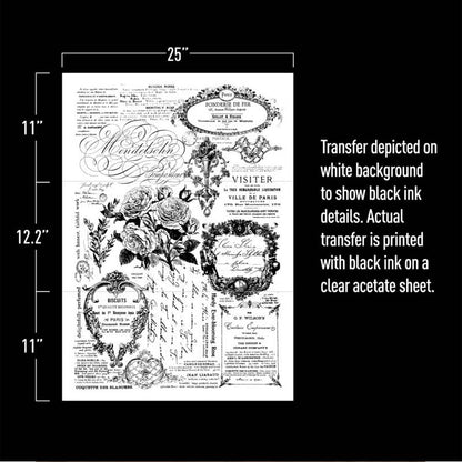 Redesign Decor Transfers “PARIS VALLEY” 63,5x87 cm