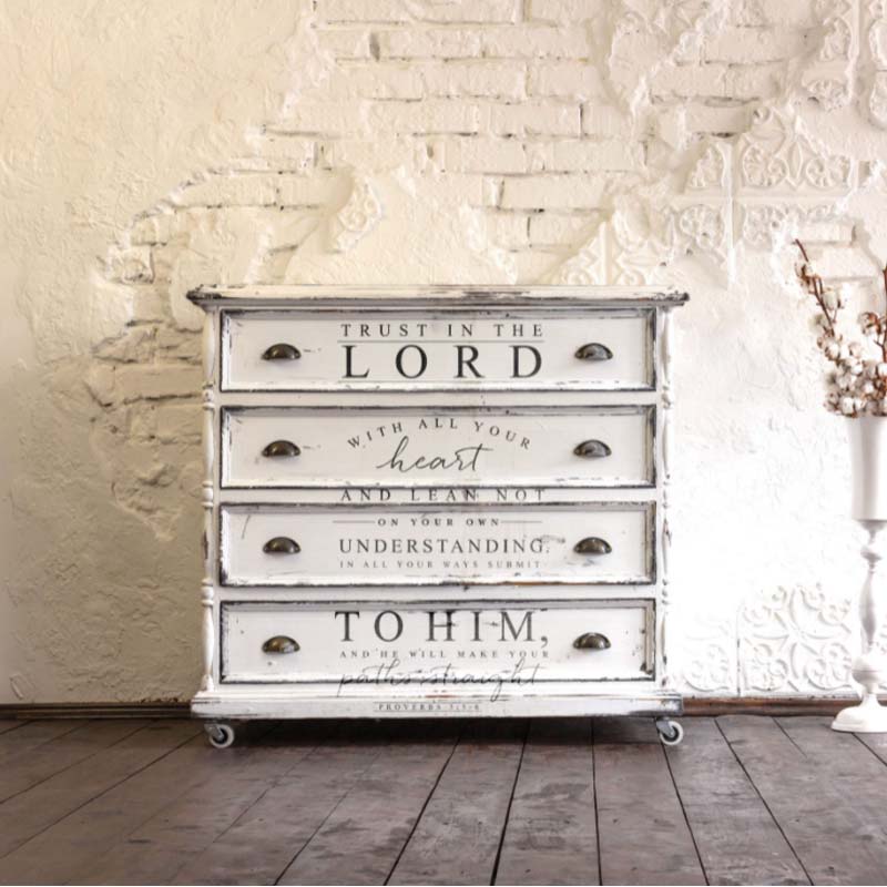 Redesign Decor Transfers "TRUST IN THE LORD" 56x76 cm