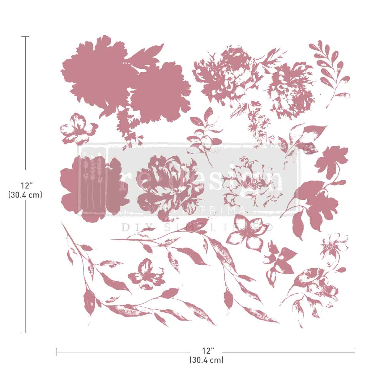Redesign Decor Stamp "Clear Cling Stamps" 30,5 x 30,5 cm