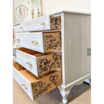 Redesign Decor Stamp "ELEGANT SCROLLS" 30,5 x 30,5 cm