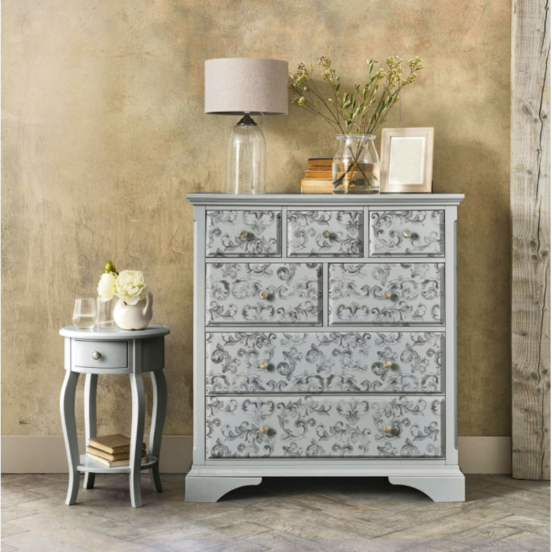 Redesign Decor Stamp "ELEGANT SCROLLS" 30,5 x 30,5 cm