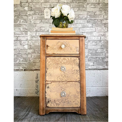 Redesign Decor Stamp "FLORAL SCRIPT" 30,5 x 30,5 cm