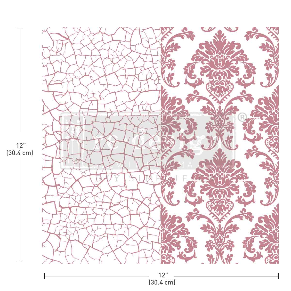 Redesign Decor Stamp "Imperial Crackle" 30,5 x 30,5 cm