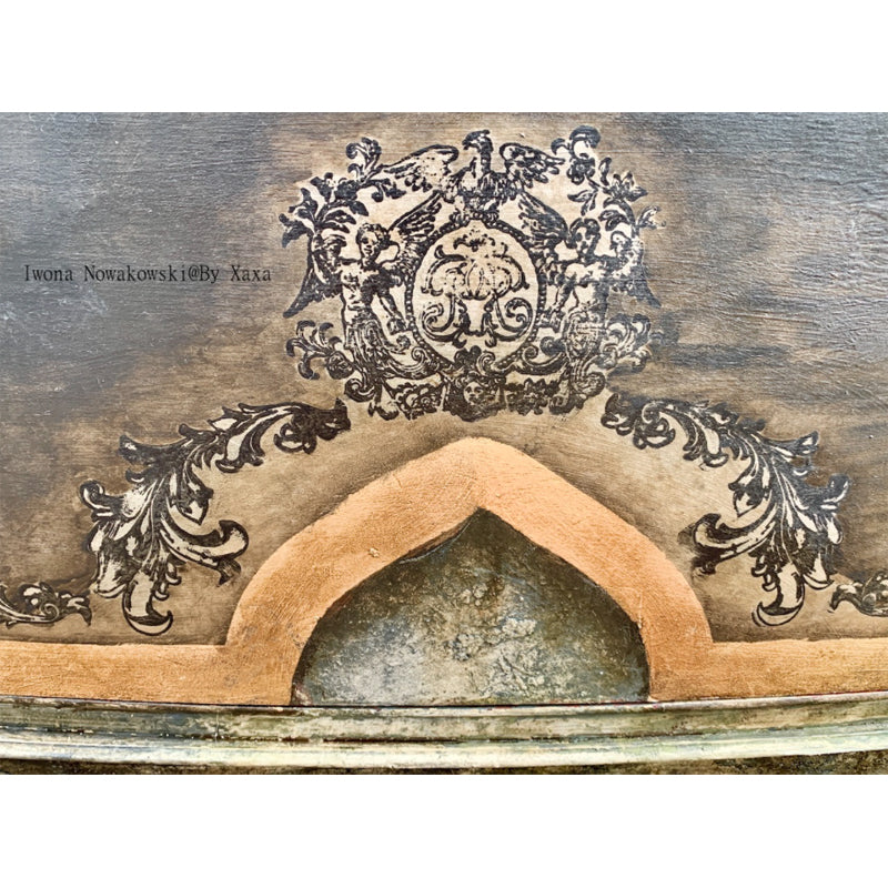 Redesign Decor Stamp "CHATEAU DE SAVERNE" 30,5 x 30,5 cm