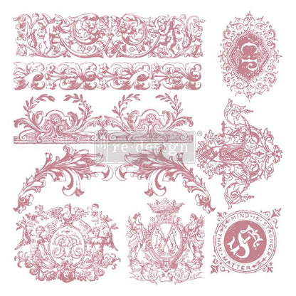 Redesign Decor Stamp "CHATEAU DE SAVERNE" 30,5 x 30,5 cm