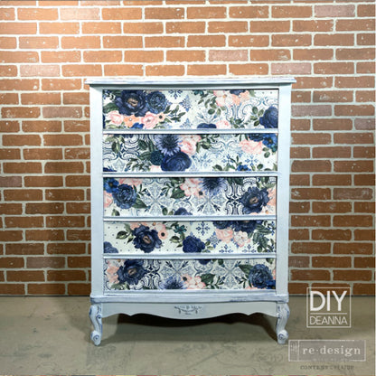 Carta da Découpage "FANCY ESSENCE" in Tessuto 48x76cm