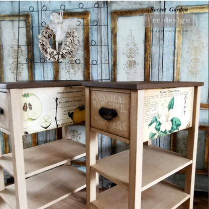 Carta da Découpage "PRIMROSE" in Tessuto 48x76cm