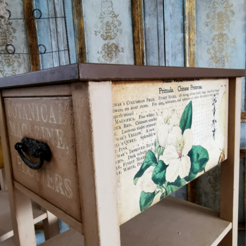 Carta da Découpage "PRIMROSE" in Tessuto 48x76cm