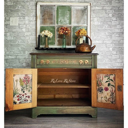 Carta da Découpage "WILD HERBS " in Tessuto 48x76cm