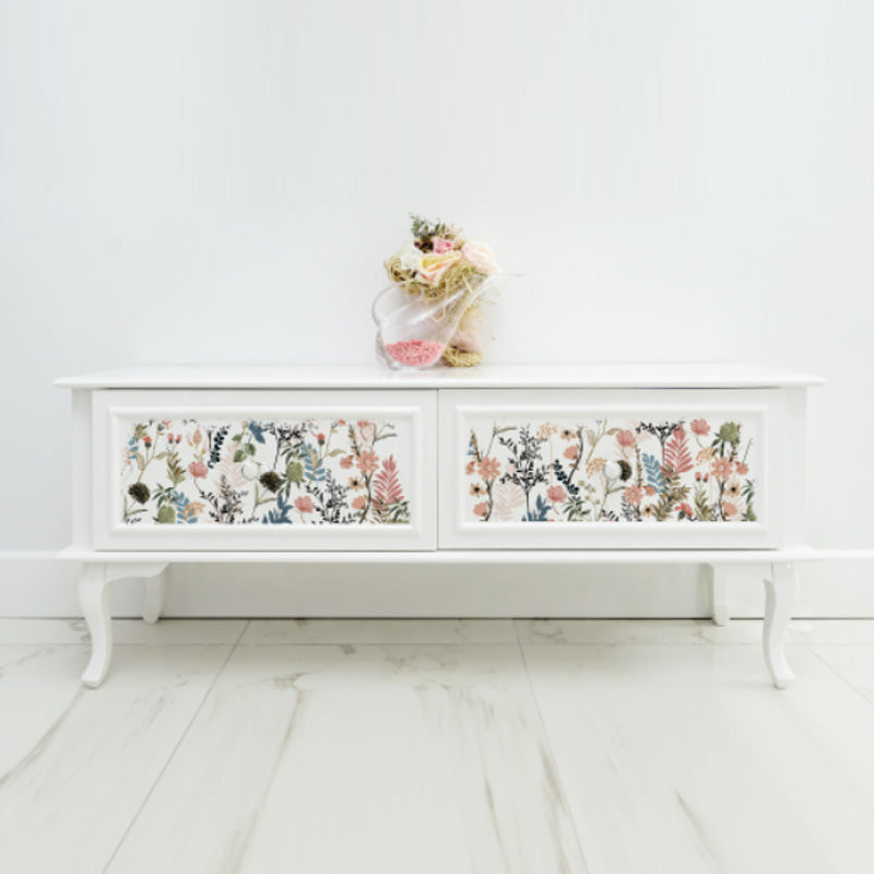 Carta da Découpage "PRETTY MEADOWS" in Tessuto 48x76cm