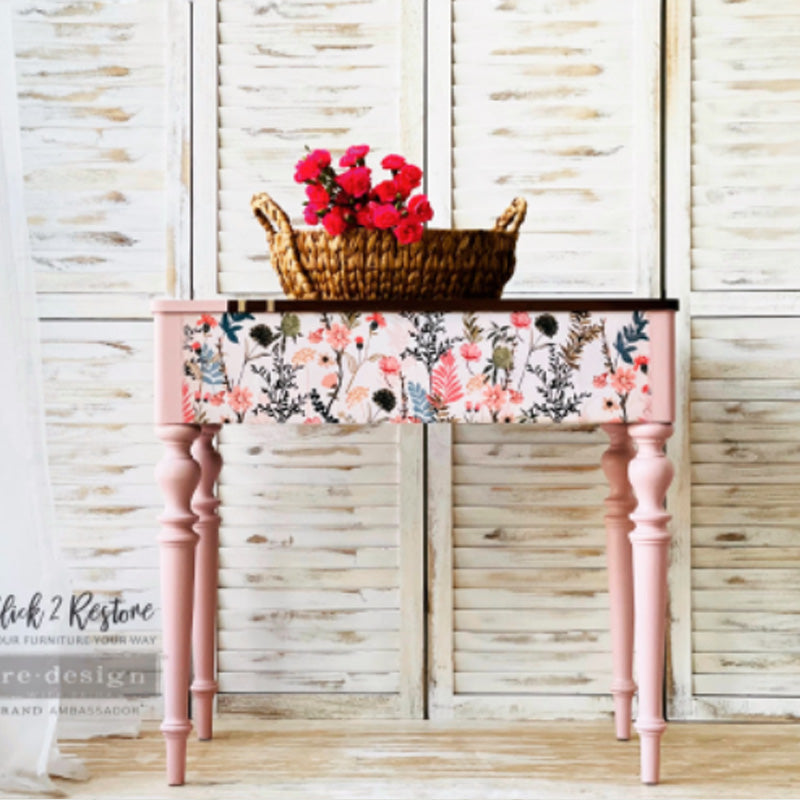 Carta da Découpage "PRETTY MEADOWS" in Tessuto 48x76cm