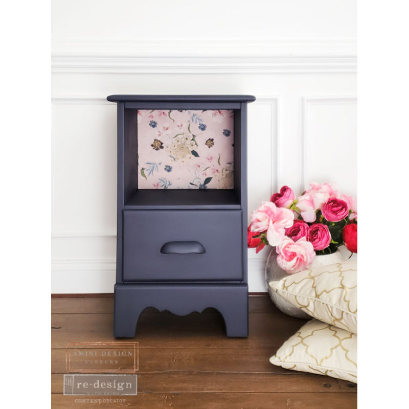 Carta da Découpage "BLUSH FLORAL" in Tessuto 48x76cm