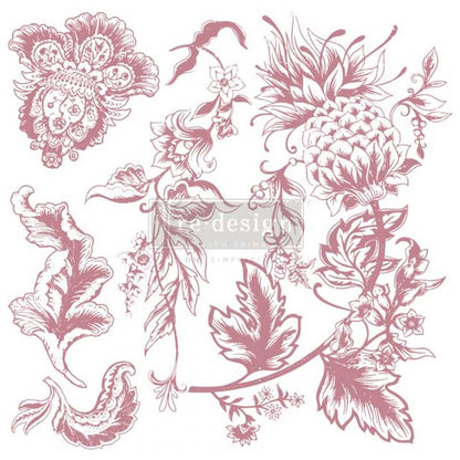 Redesign Decor Stamp "RUSTIC FLORAL ELEMENTS" 30,5 x 30,5 cm