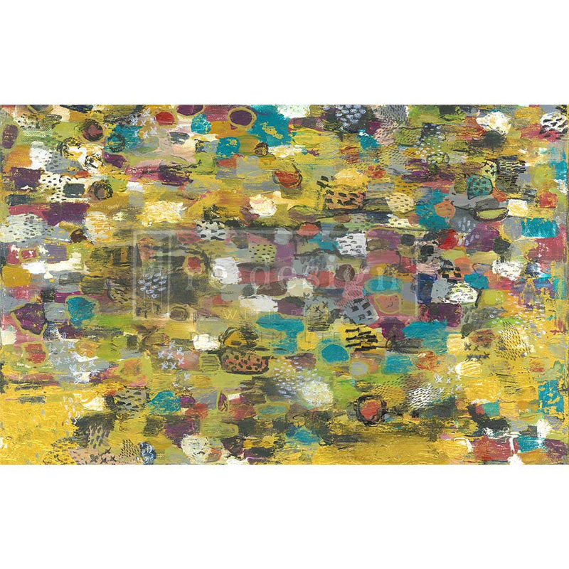 Carta da Découpage "Abstract Dream" in Tessuto 48x76cm