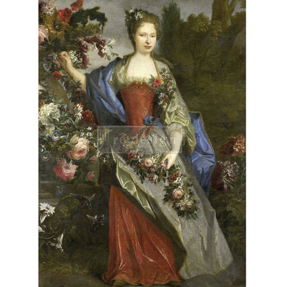 Carta da Découpage "Royal Garden" in Carta di Riso 59x84 cm