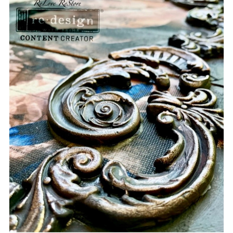 Redesign Decor Moulds "LILIAN SCROLLS" 12,5 x 25 cm