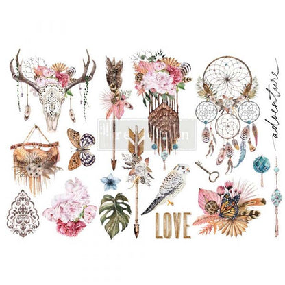 Redesign Decor Transfers “BOHEMIAN SOLSTICE” 15 x 30,5 cm