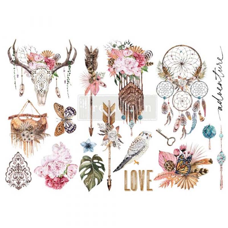 Redesign Decor Transfers “BOHEMIAN SOLSTICE” 15 x 30,5 cm