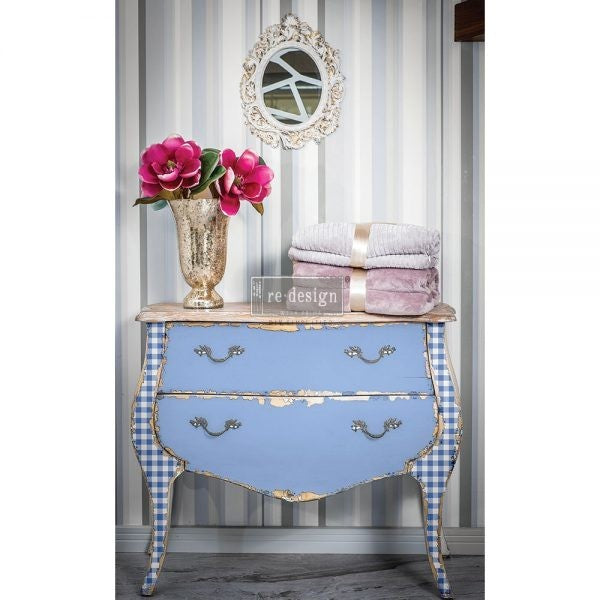 Redesign Decor Transfers "GINGHAM &amp; STRIPES" 56 x 76 cm