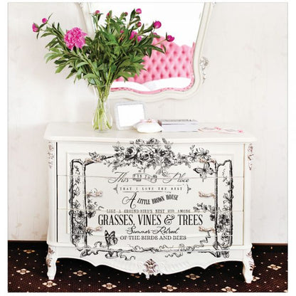 Redesign Decor Transfers "THE BIRDS &amp; THE BEES" 56 x 81 cm