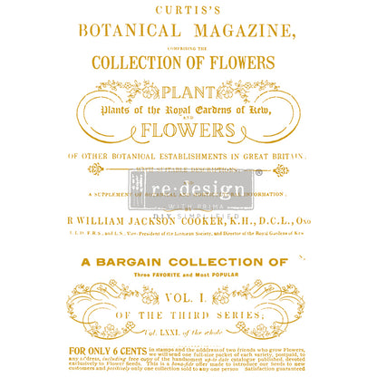 Redesign Decor Transfers "FLOWER COLLECTOR" 59,5 x 86 cm