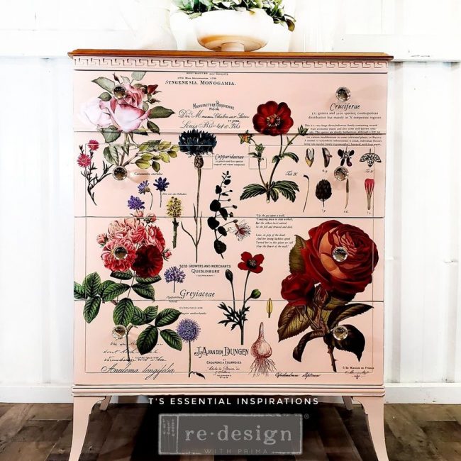 Redesign Decor Transfers "VINTAGE BOTANICAL" 122 x 89 cm
