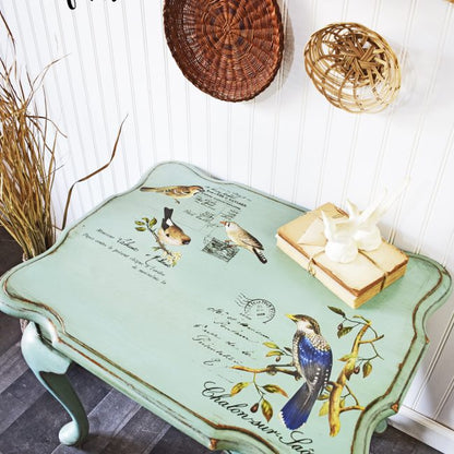 Redesign Decor Transfers "POSTAL BIRDS" 61 x 89 cm