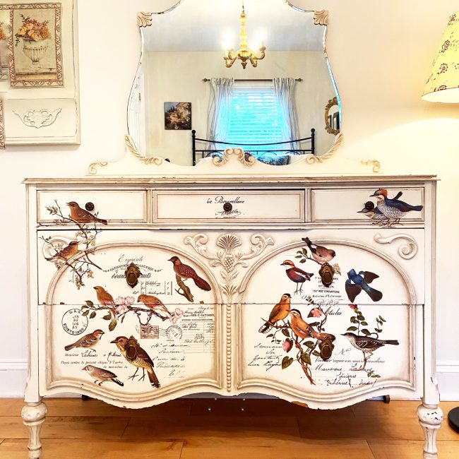 Redesign Decor Transfers "POSTAL BIRDS" 61 x 89 cm