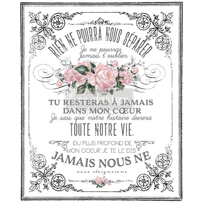 Redesign Decor Transfers "MY HEART" 61 x 89 cm