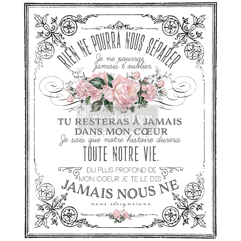 Redesign Decor Transfers "MY HEART" 61 x 89 cm