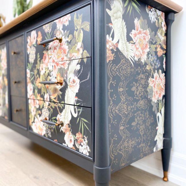 Redesign Decor Transfers "ELEGANCE &amp; FLOWERS" 122 x 89 cm