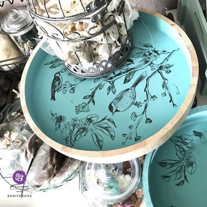 Redesign Decor Stamp "SPRINGTIME" 30,5 x 30,5 cm