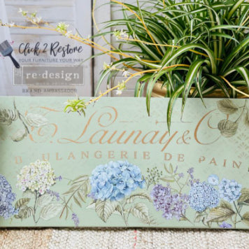 Redesign Decor Transfers "MYSTIC HYDRANGEA" 15 x 30,5 cm