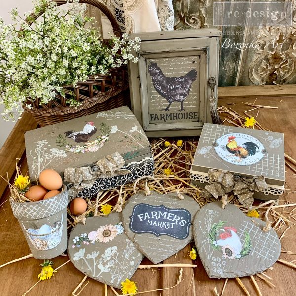 Redesign Decor Transfers "MORNING FARMHOUSE" 15 x 30,5 cm