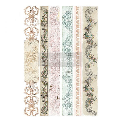 Redesign Decor Transfers "Distressed Borders II" 61 x 89 cm