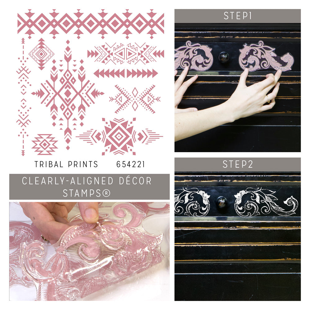 Redesign Decor Stamp "Tribal Prints" 30,5 x 30,5 cm