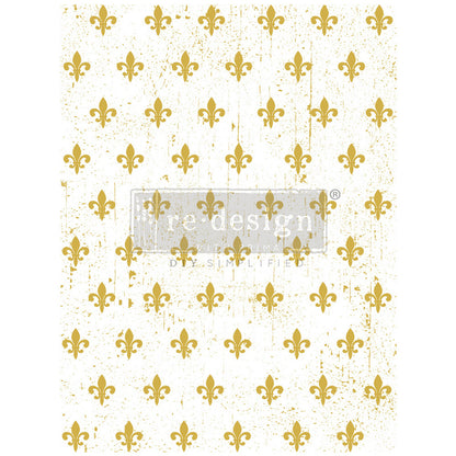 Redesign Decor Transfers Gold Foil “FLEUR DE LIS” 45x61 cm