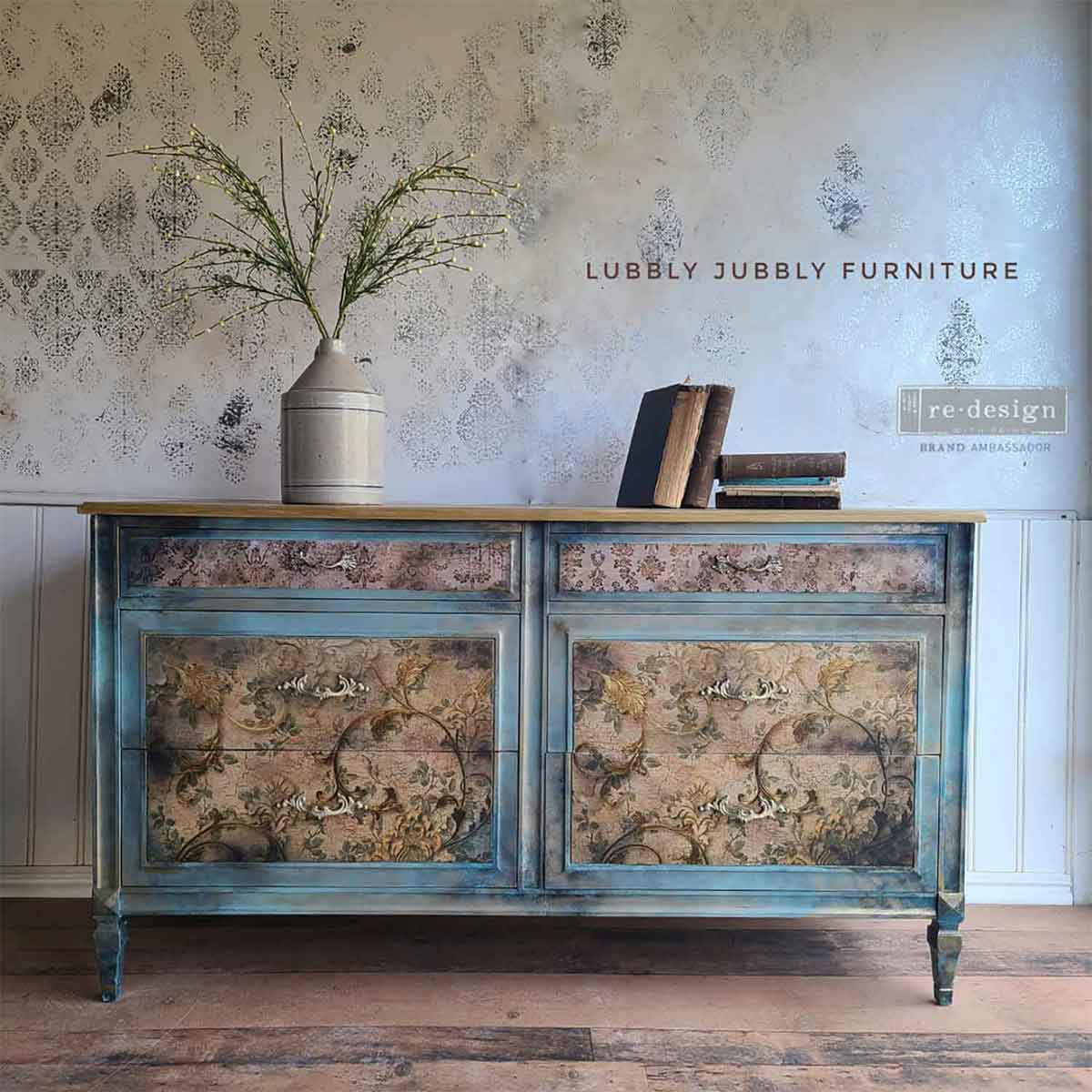 Carta da Découpage Decor "Chapelle Royale" – 1 foglio in Tessuto Formato 49.5x76cm